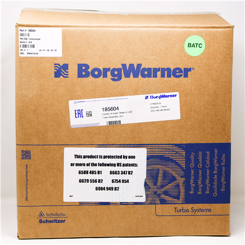 185604_BORGWARNER Turbocharger