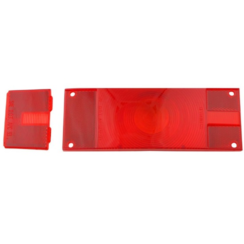 A16RB_Replacement lens set with (1) each tail light lens and side marker lens for ST16/17