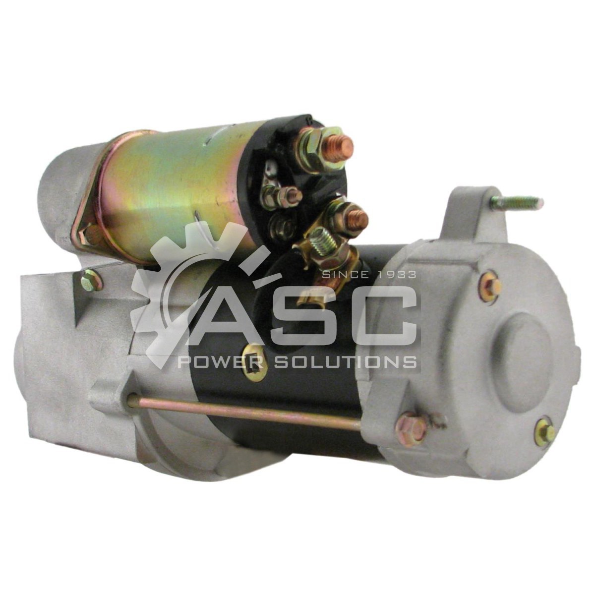 S122100N_NEW ASC POWER SOLUTIONS DELCO STARTER MOTOR FOR MILITARY EQUIPMENT WITH 6.2 LITTER ENGINES 24V 10 TOOTH CLOCKWISE ROTATION OFF SET GEAR REDUCTION (OSGR) 4KW