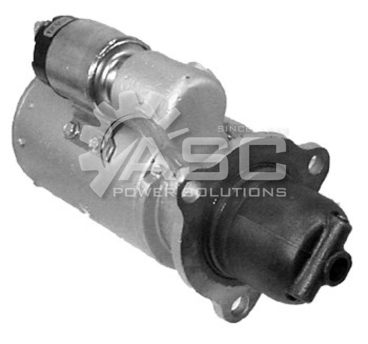S122571_REMAN ASC POWER SOLUTIONS DELCO STARTER MOTOR FOR CLARK AND CATERPILLAR 30MT EXTERNALLY ROTATABLE 12V 12 TOOTH CLOCKWISE ROTATION DIRECT DRIVE