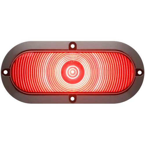 STL002RFB_OPTRONICS STL002RFB Surface Flange Mount Red Stop Turn Tail Light Hard Wired
