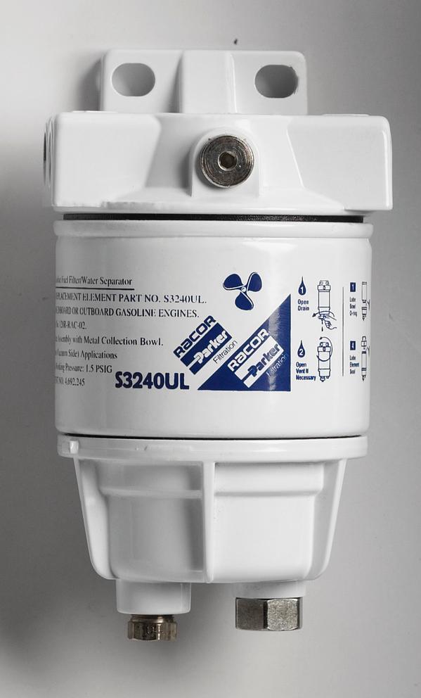 120R-RAC-02_Racor Spin On Series Fuel Filter Water Separator 10 Micron  Metal Bowl for Inboard and Outbound Engines 30GPH