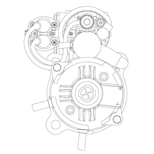 M105415_Pretolite Leece Neville New Starter Motor Prestolite Leece Neville 24V Cw Rotation 7.5KW