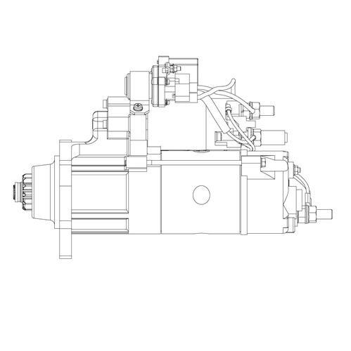 M105HD3801SER_PRESTOLITE LEECE NEVILLE M105HD 24V STARTER MOTOR